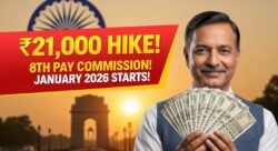 खुशखबरी: 8th Pay Commission की घोषणा से कर्मचारियों को जनवरी 2026 से ₹21,000 तक बढ़ोतरी मिलेगी
