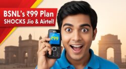 जिओ-एयरटेल को टक्कर – BSNL का ₹99 प्लान बना यूज़र्स की पहली पसंद